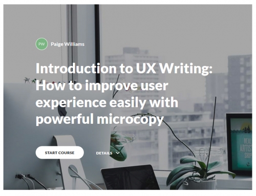 Course: Introduction to UX Writing